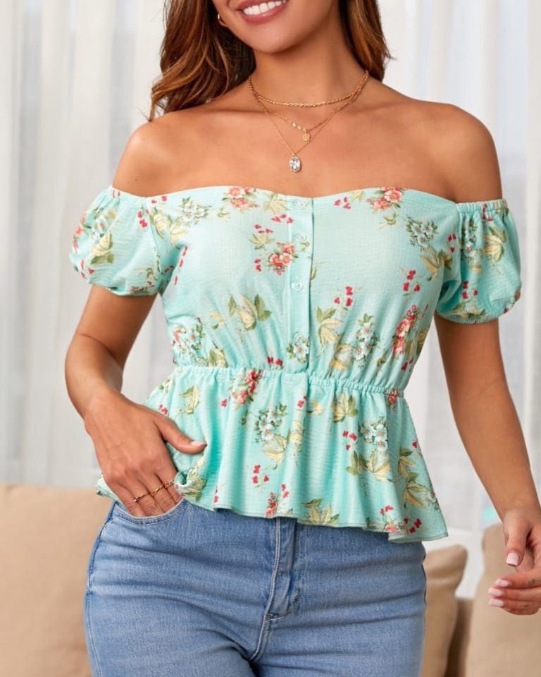 Floral OFF Shoulder Top