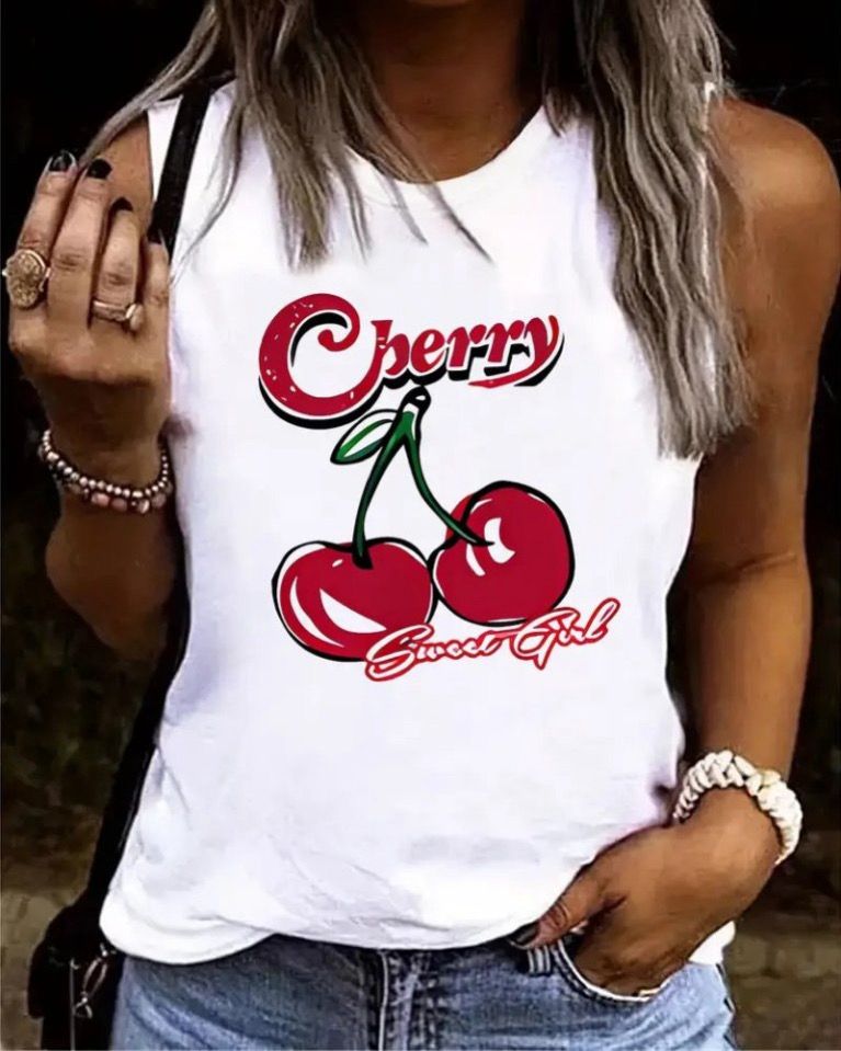 Cherry Cut Cotton Top