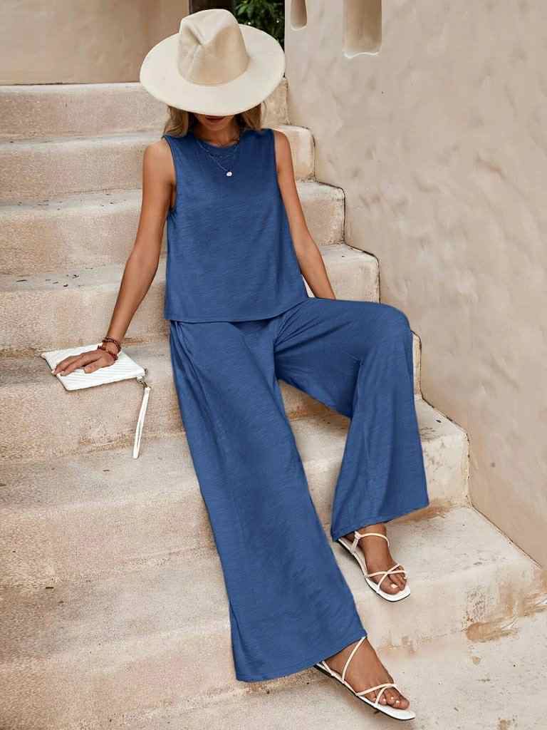 Two Pieces Sleeveless Outfit