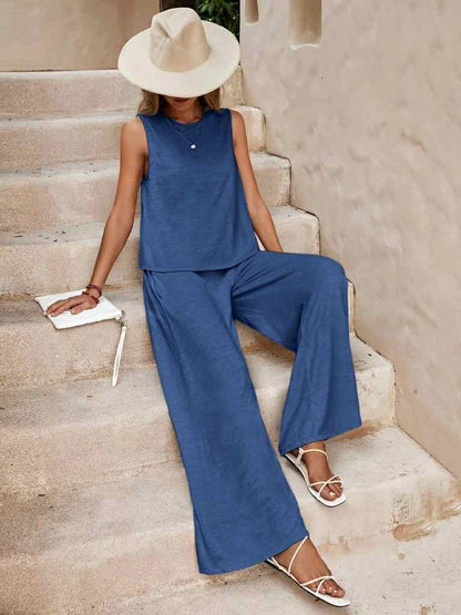 Two Pieces Sleeveless Outfit
