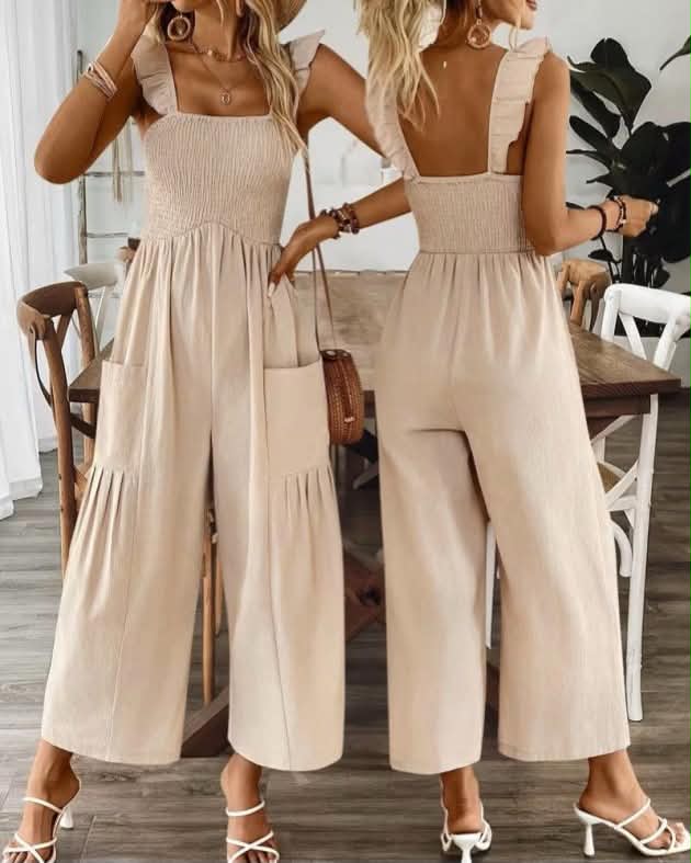 Girly Overall With Pockets