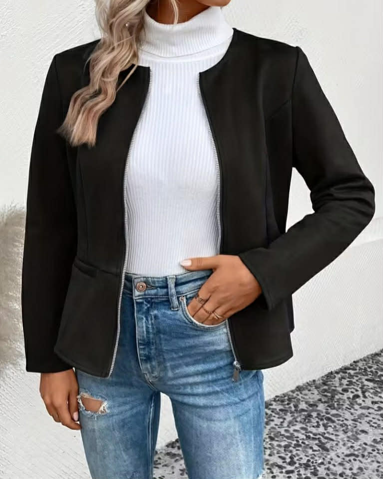 Classic Jacket With Zipper