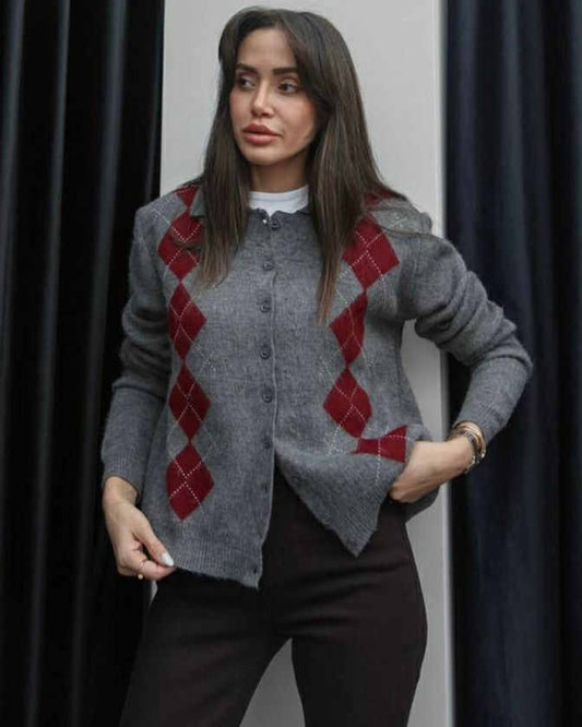 Wool Cardigan With Buttons