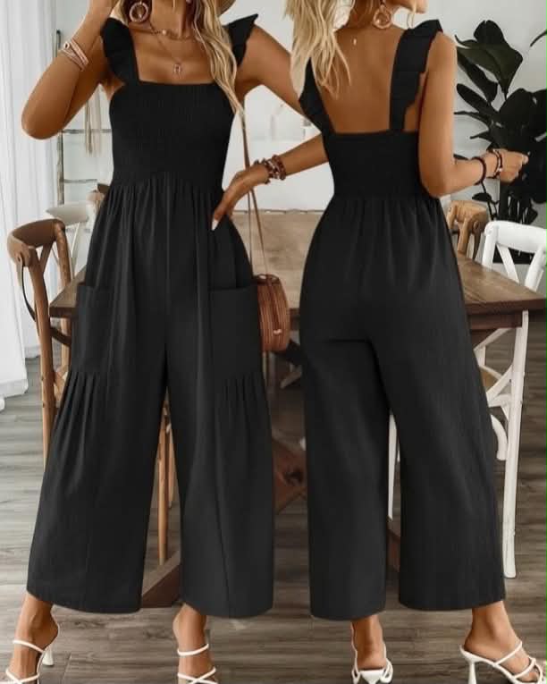 Girly Overall With Pockets