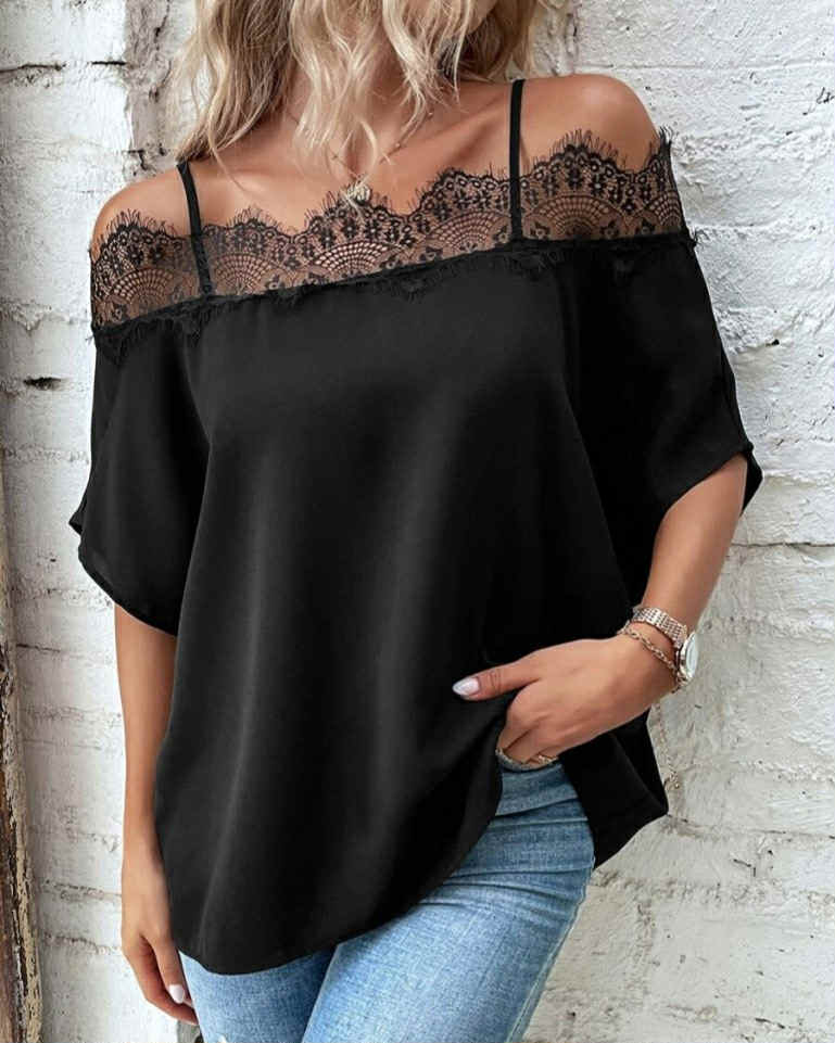 Wide Top Of Shoulders With Laces