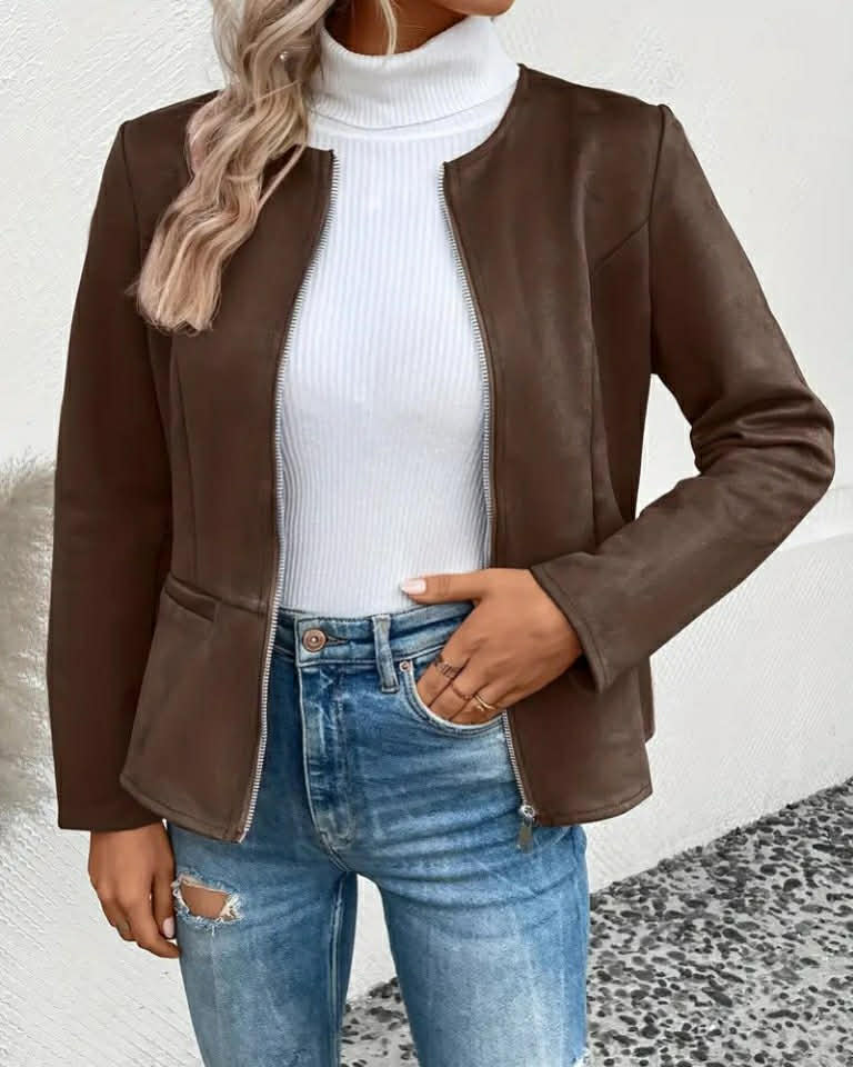 Classic Jacket With Zipper