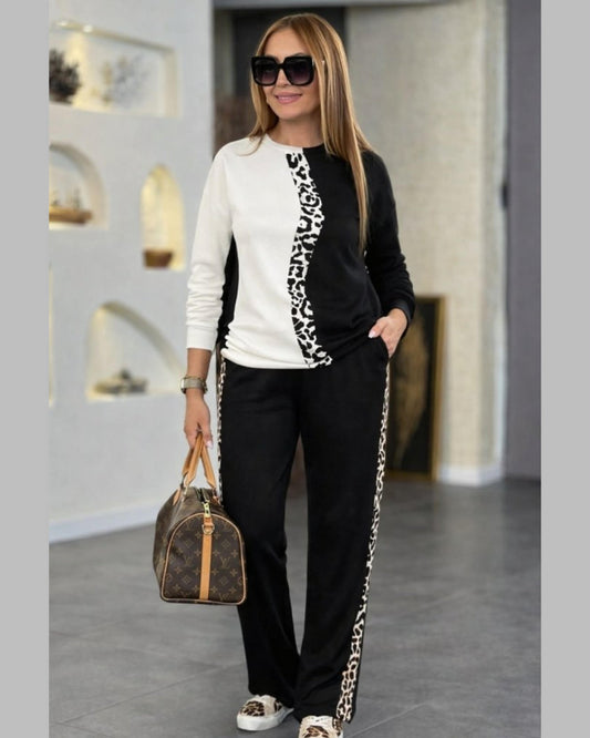 Two Colors Cotton Leopard Set