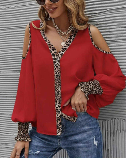 Leopard Stylish Long Sleeve Top
