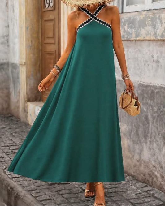 Wide Stylish Long Dress