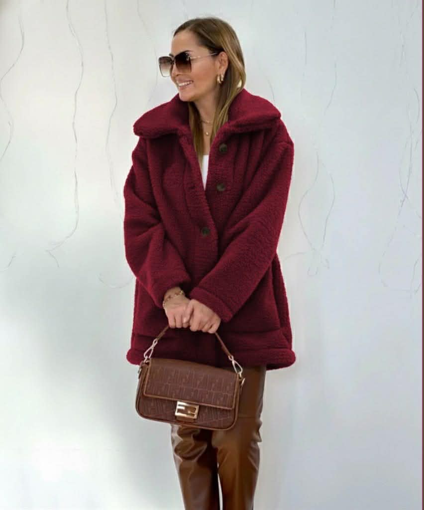 Fleece Jacket With Buttons