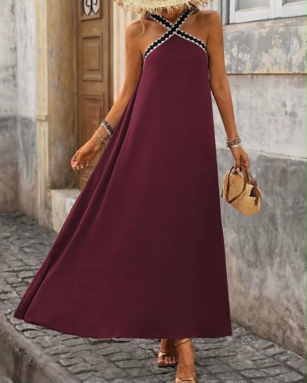 Wide Stylish Long Dress