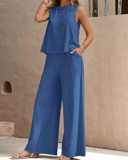 Two Pieces Sleeveless Outfit