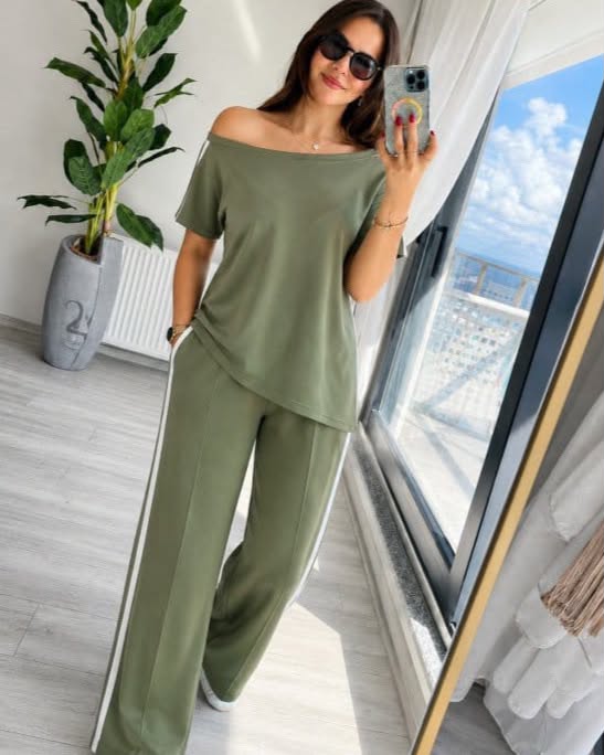 OF Shoulder Casual Set