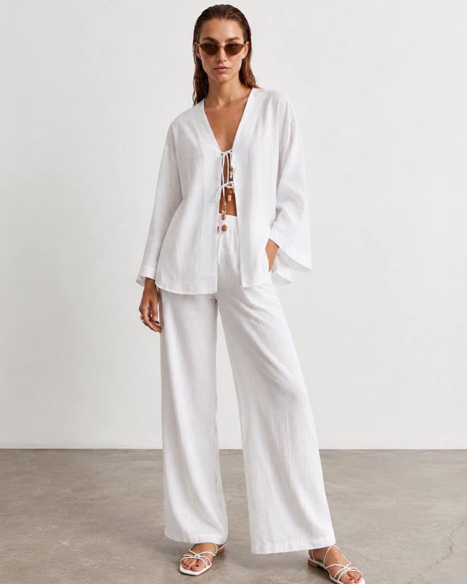Chic Front-Tie Co-Ord Set