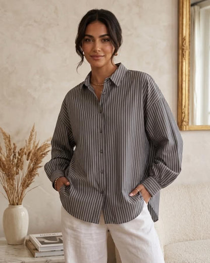 Stripped Long Sleeve Shirt