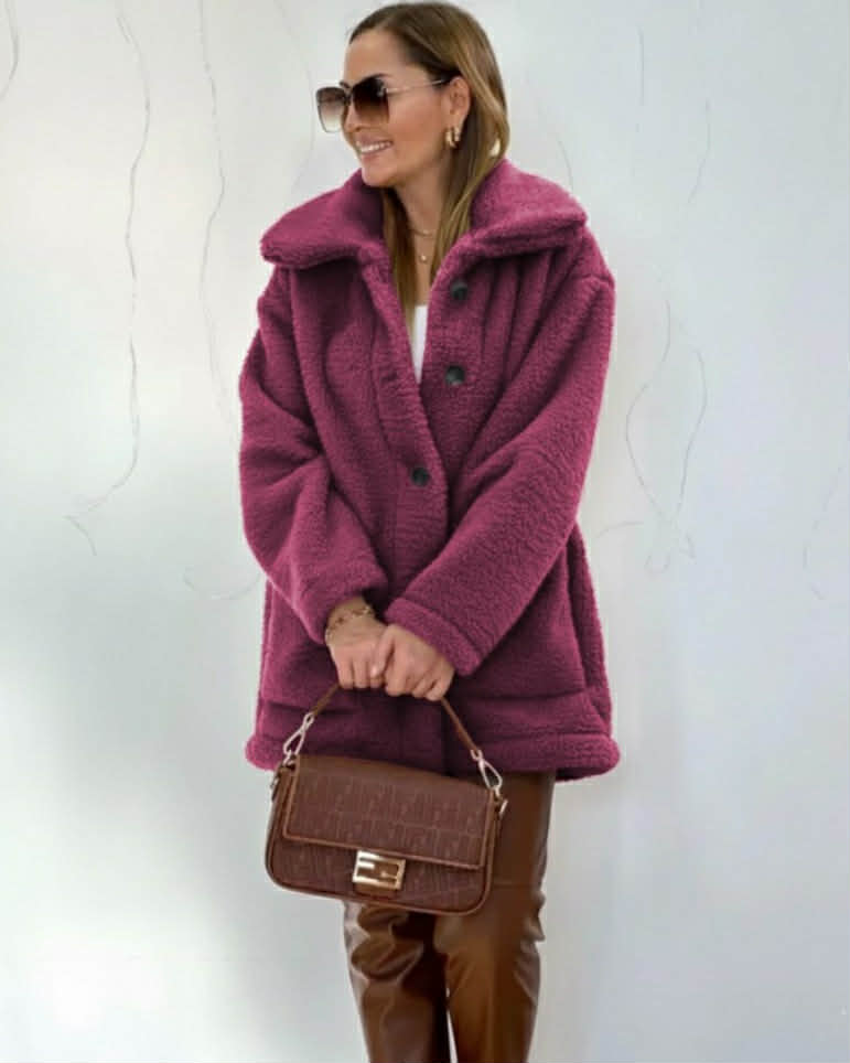 Fleece Jacket With Buttons