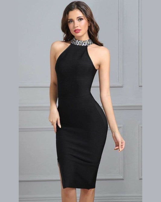 Elegant Dress With Strass