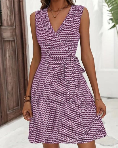 Cut Dress With A Tie