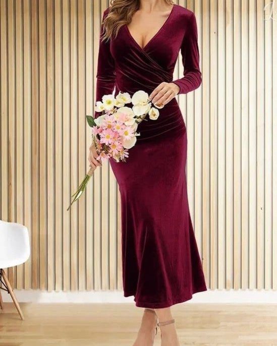 Velvet Long Dress