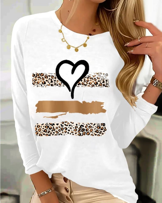 Cotton Top With Heart