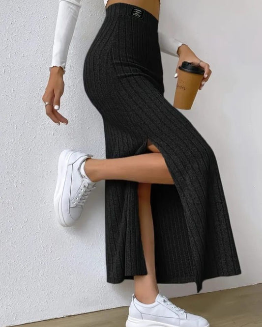 Long Skirt With Slit