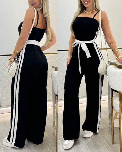 Sport Overall With Two White Lines
