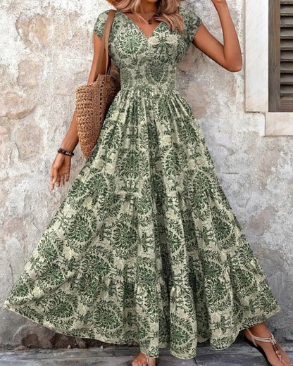Floral Maxi Wide Dress