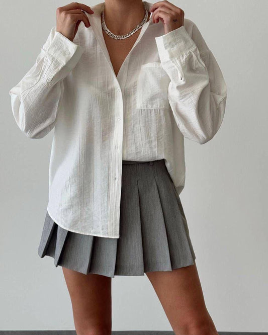 Long Sleeve Simple Shirt