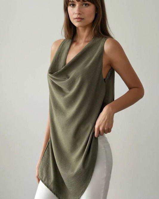 Sleeveless Wide Top