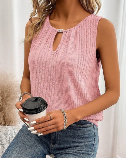 Sleeveless Mercerize Elegant Top