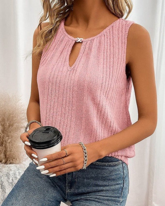 Sleeveless Mercerize Elegant Top