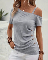 Cotton Top With Button
