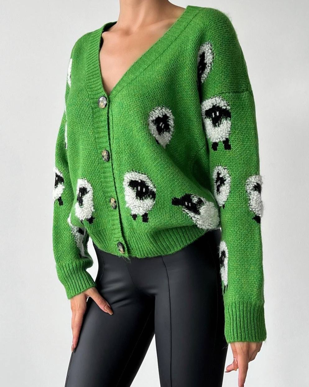 Sheep Wool Cardigan