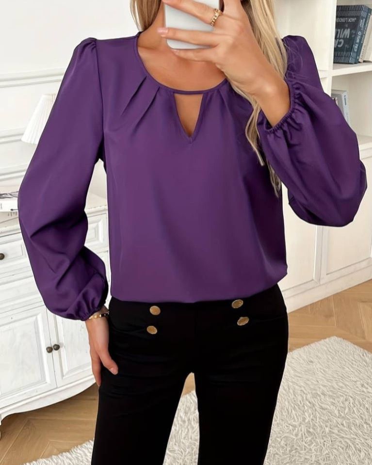 Simple Long Sleeve Classic Top