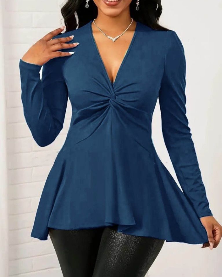 V-Neck Elegant Top