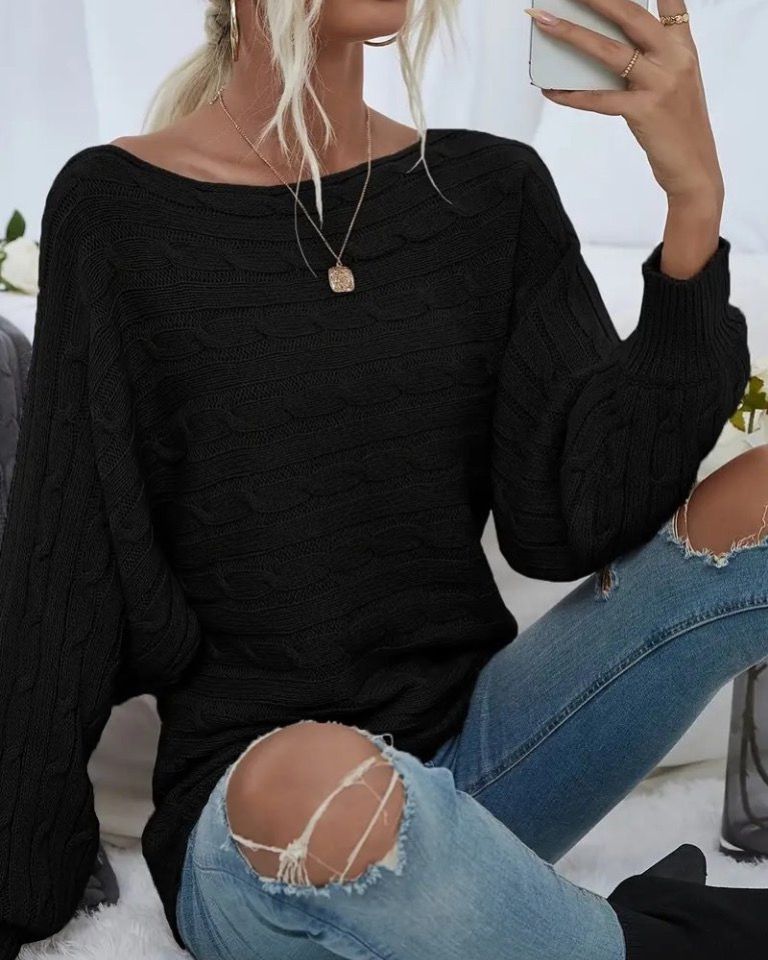 Wool Wide Blouse