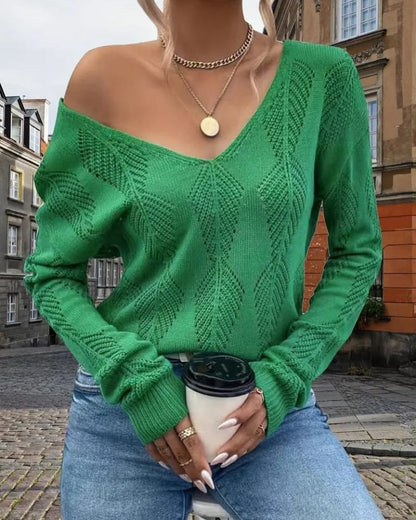 Wool Blouse Open Back With White Buttons