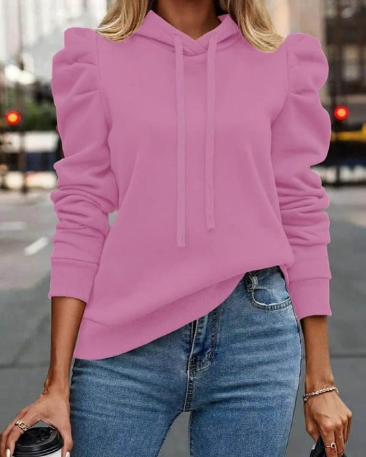 Hooded Fleece Elegant Top