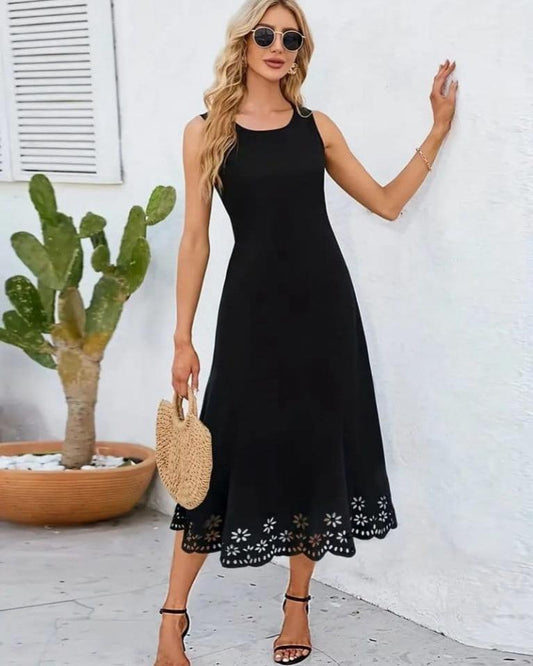 Cut Elegant Long Dress