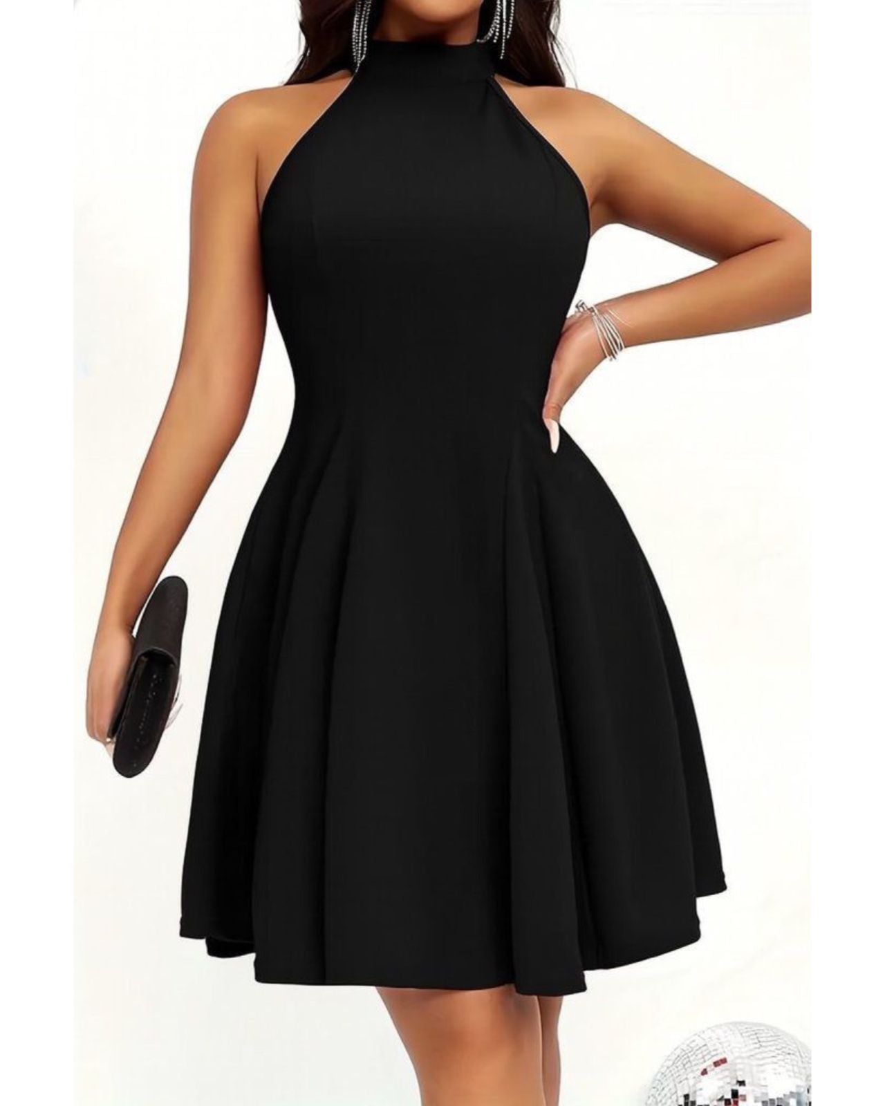 Wide Short Elegant Dress