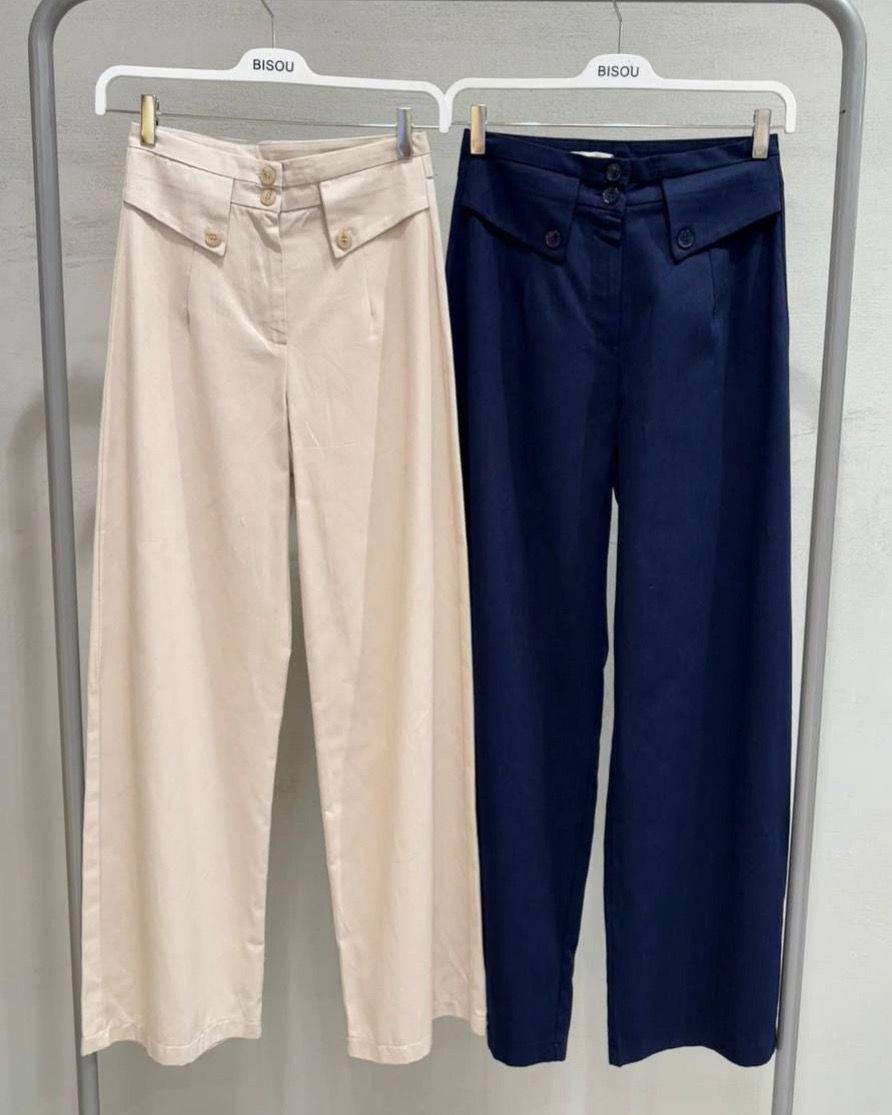 Classic Pants With Buttons