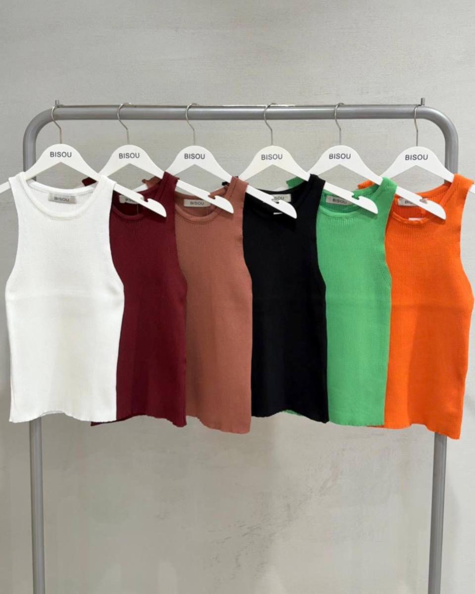 Mercerize Basic Sleeveless top