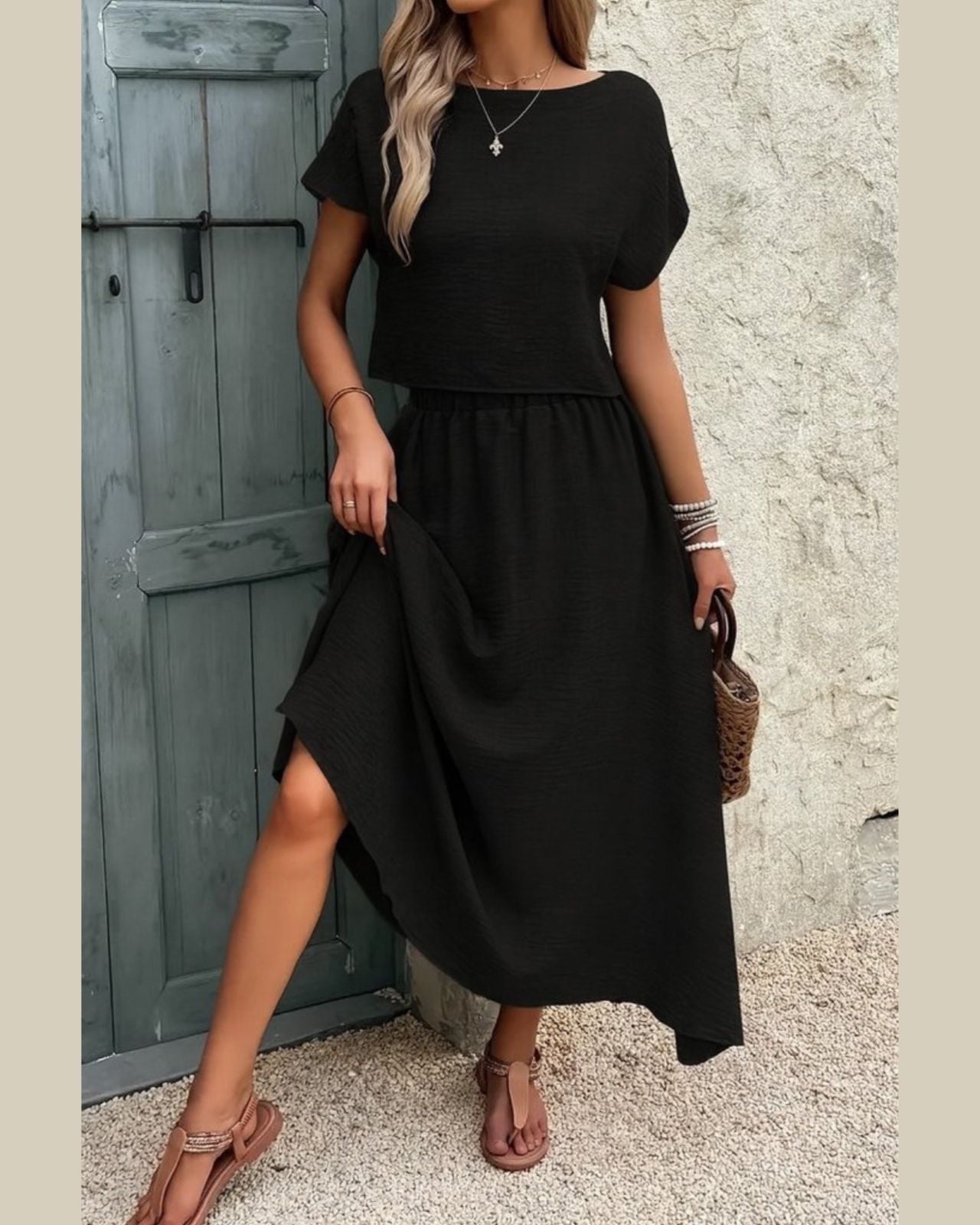 Two Pieces Skirted Outfit