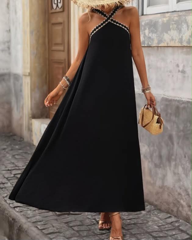 Wide Stylish Long Dress