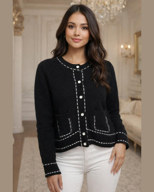 Beautiful Wool Cardigan With Buttons