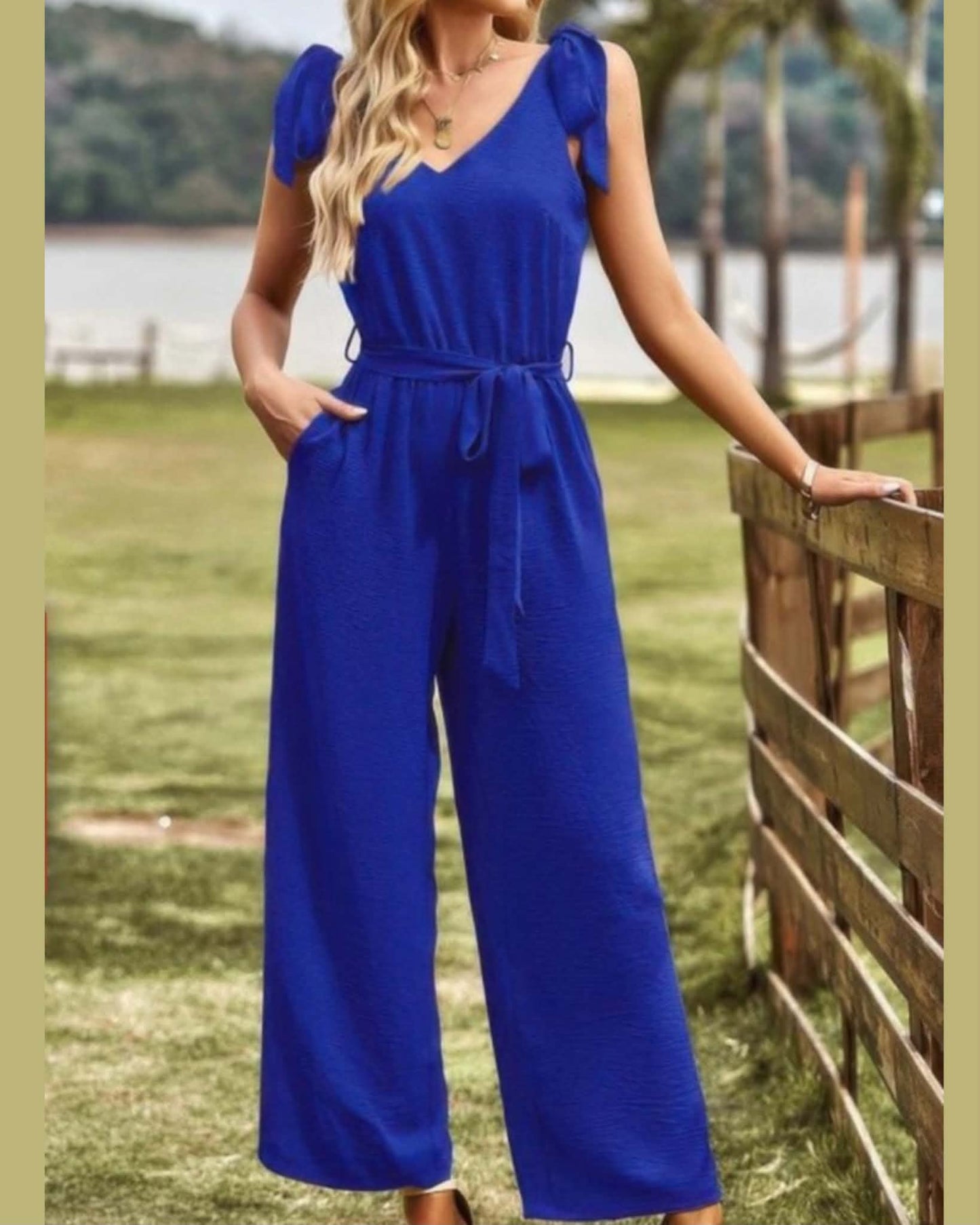 One Color Overall With Ties