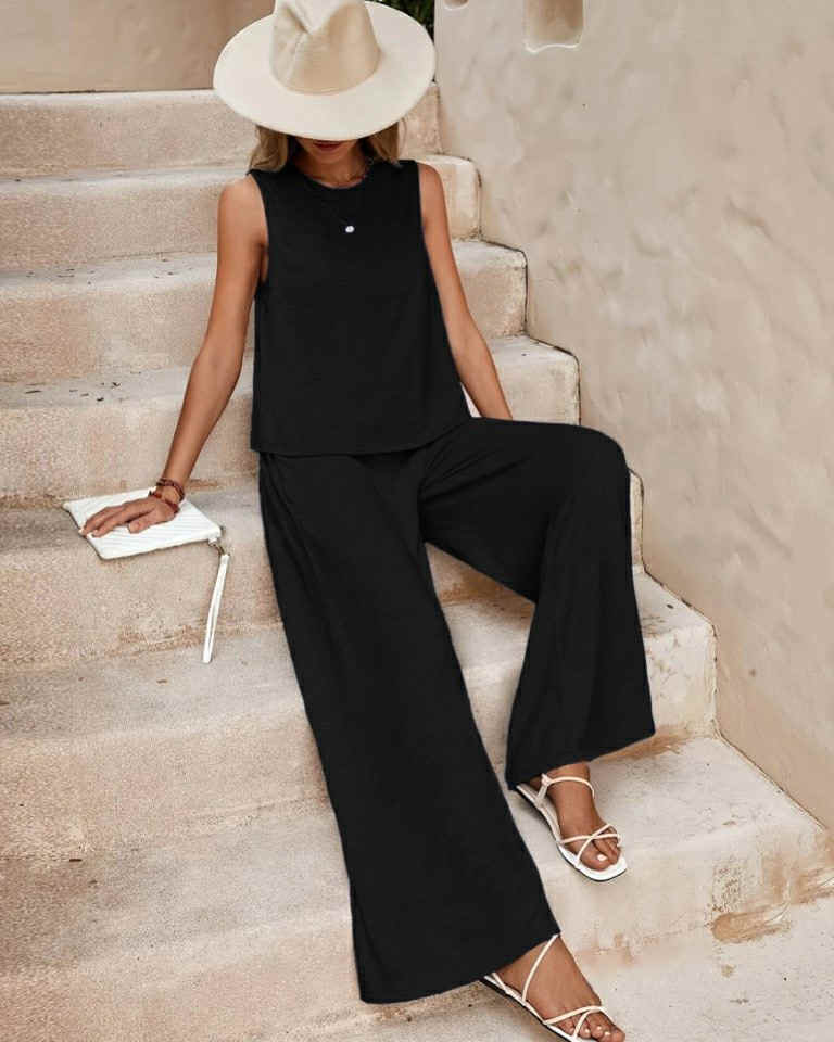 Two Pieces Sleeveless Outfit