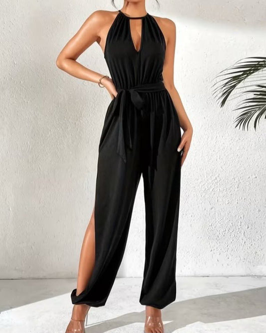 Stylish Cotton Overall With Belt