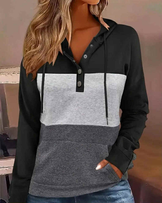 Three Colors Cotton Casual Top